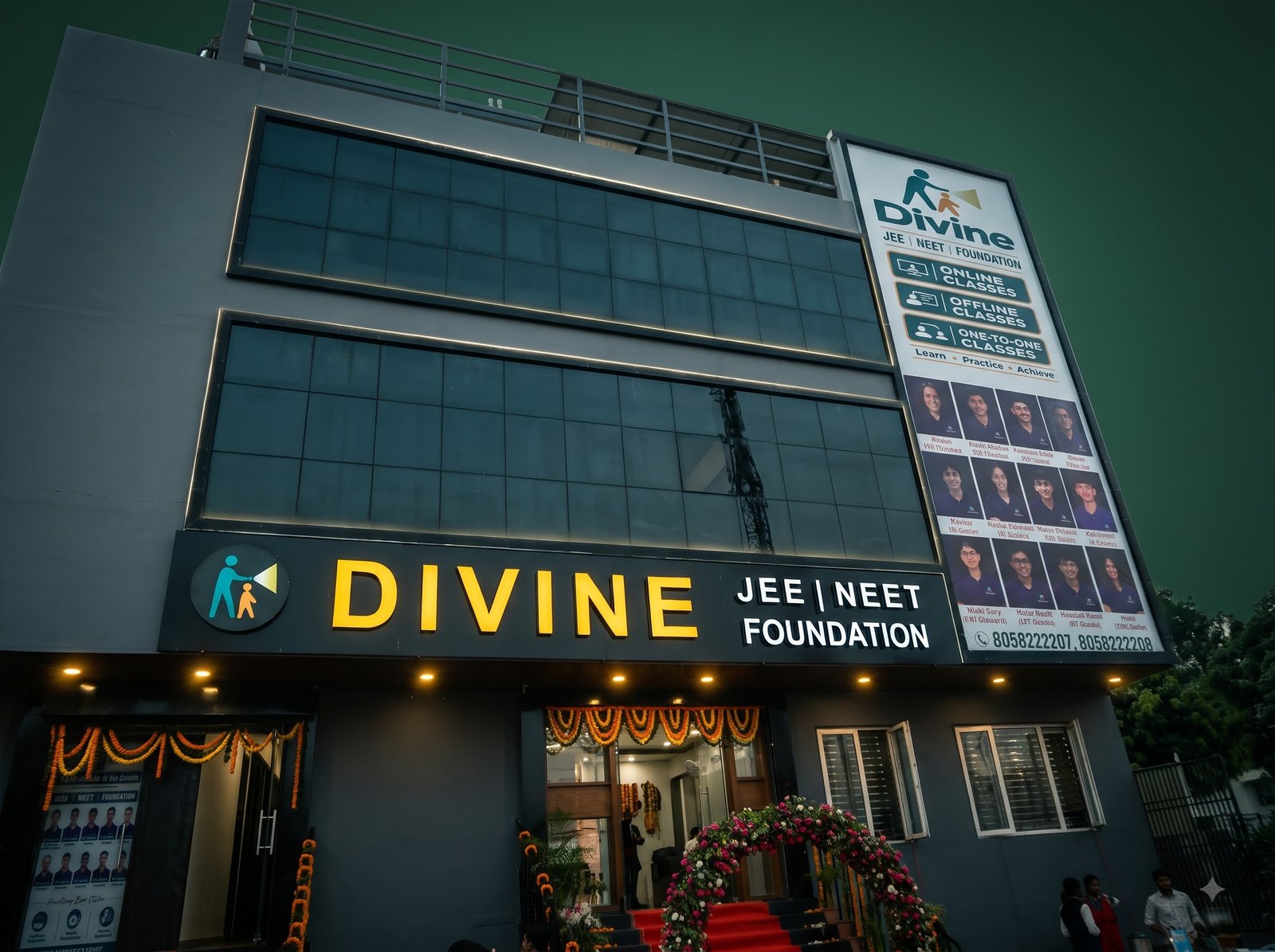 Divine JEE coaching centre building on Sirsi Road, Vaishali Nagar, Jaipur